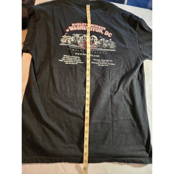 Harley Davidson Rolling Thunder Ride For Freedom Pow+Mia Washington DC Large - Picture 7 of 14